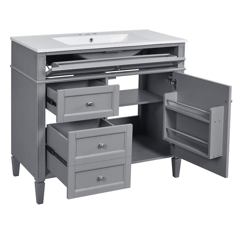 36'' Bathroom Vanity with Top Sink
