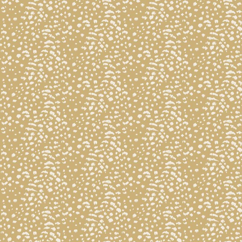 Ula Mustard Cheetah Spot Wallpaper