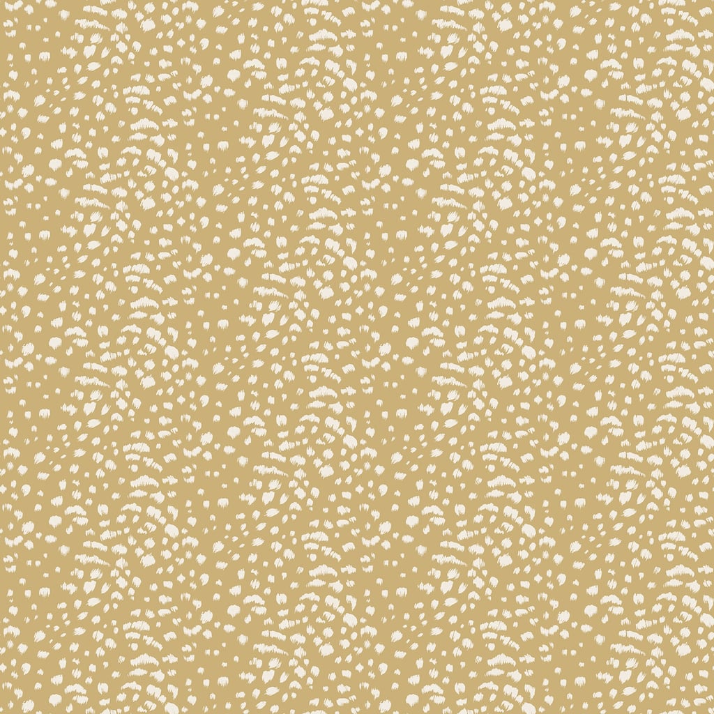 Ula Mustard Cheetah Spot Wallpaper