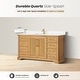 preview thumbnail 21 of 130, Tokyo Bath Vanity with Quartz Stone Top without Mirror