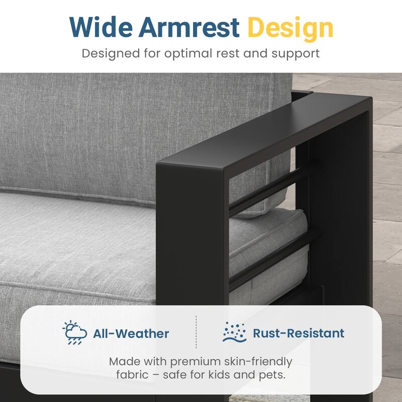 Royalcraft Aluminum Outdoor Loveseat