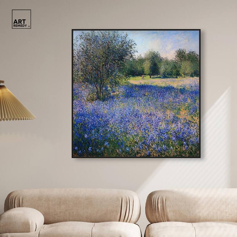 Bluebonnet Meadow I Canvas by Art Remedy