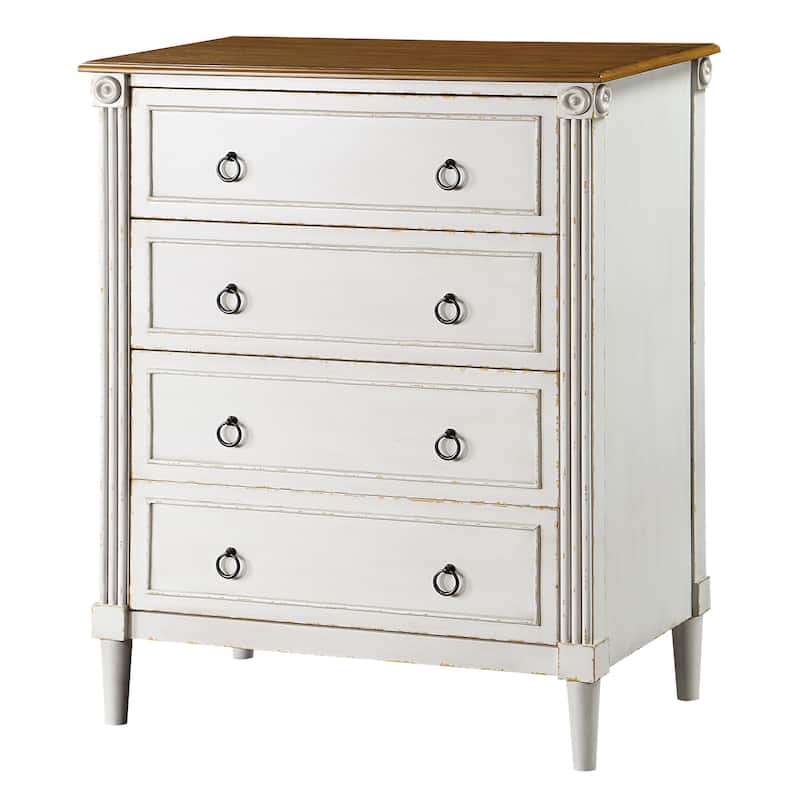 Joneigh Traditional Solid Wood 4-Drawer Chest by Furniture of America