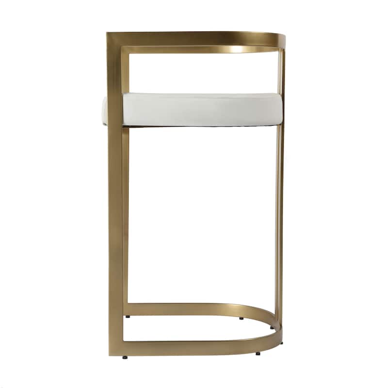 Clarence Faux Leather 35" Barstool