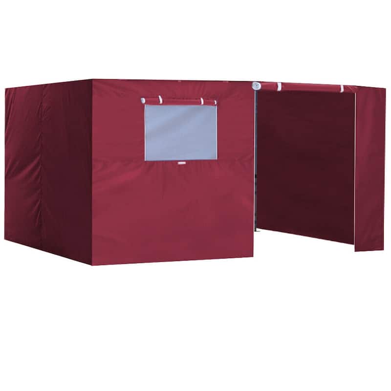 Aeocia Full Zippered Walls for 10x15 Easy Pop Up Canopy Tent 4 Sidewalls ONLY