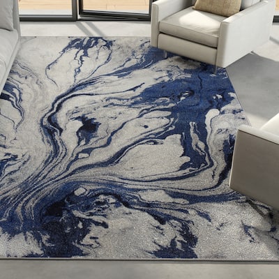 Domani Globe Modern Abstract Pattern Area Rug