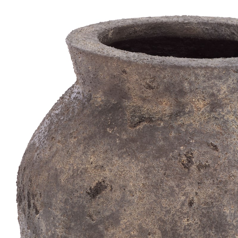 SAFAVIEH Outdoor Patio Furniture Bolton Planter Pot with Drainage - 12"W x 12"D x 16"H