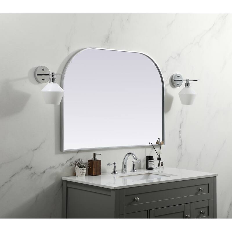 Elegant Lighting MR1B4230 Blaire 42" W x 30" H Modern Arched Bathroom