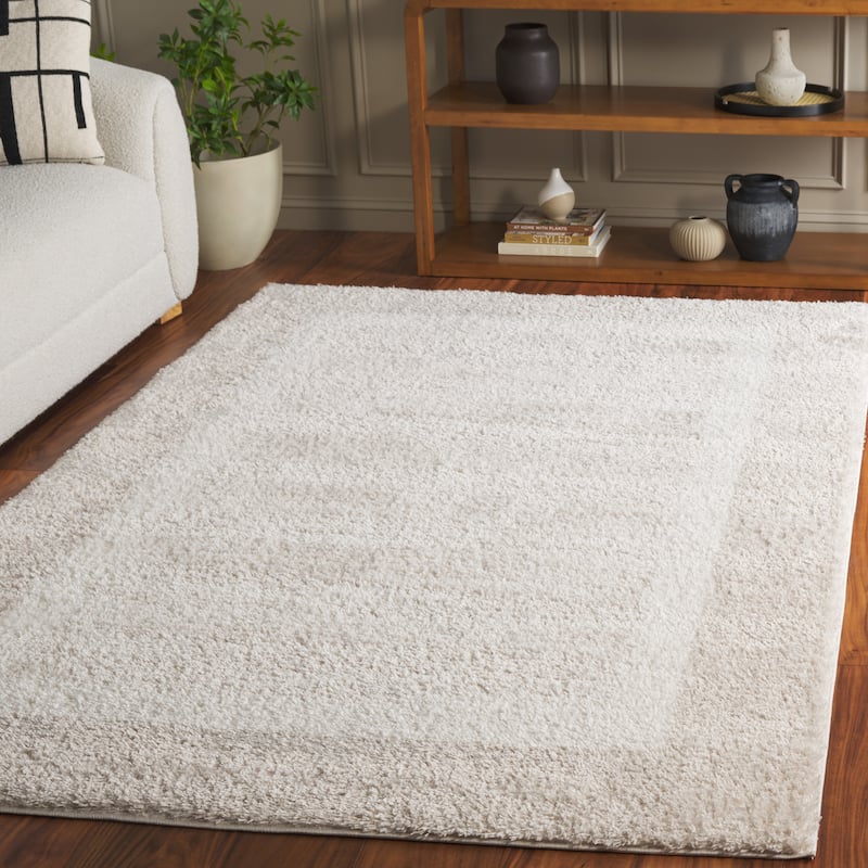 SAFAVIEH Tahoe Berrak Shag Modern 1.2-inch Thick Rug