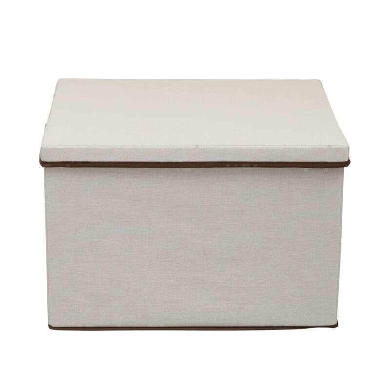 Household Essentials Storage Box With Lid Box with Handle - 15.0"L x 18.5"W x 12.0"H