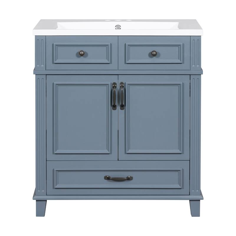 Bathroom Storage Cabinet with Soft Closing Doors
