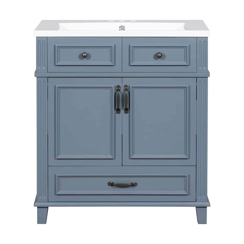 Retro Style Bathroom Vanity
