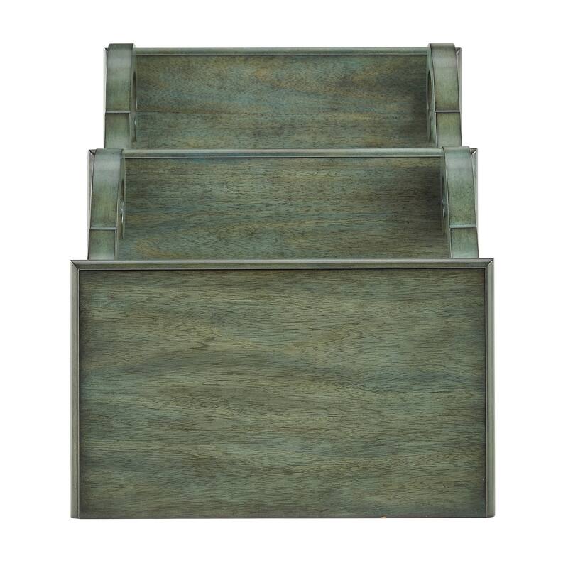 Lorraine Wood Scroll End Table by iNSPIRE Q Classic