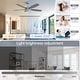 preview thumbnail 12 of 42, 52/66-In Farmhouse Style Industrial Windmill Large Ceiling Fan with Light and Remote