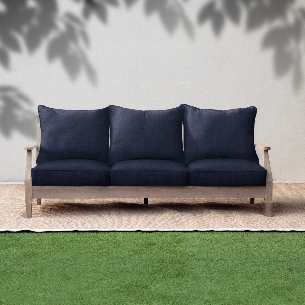 Sorra Home Indoor/Outdoor Deep Seating Sofa Pillow and Cushion Set