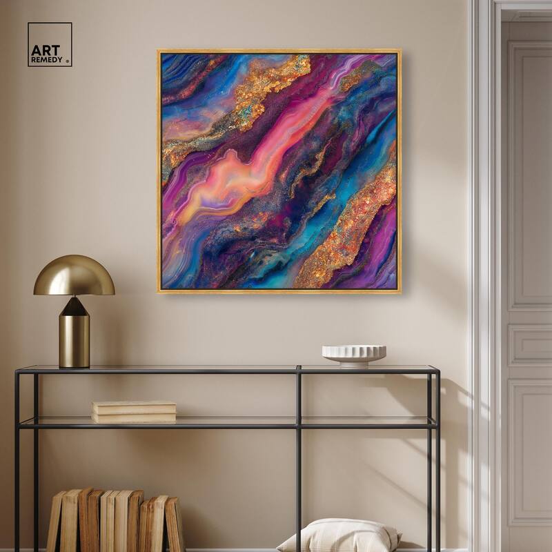 Glittering Spectrum III Canvas by Art Remedy