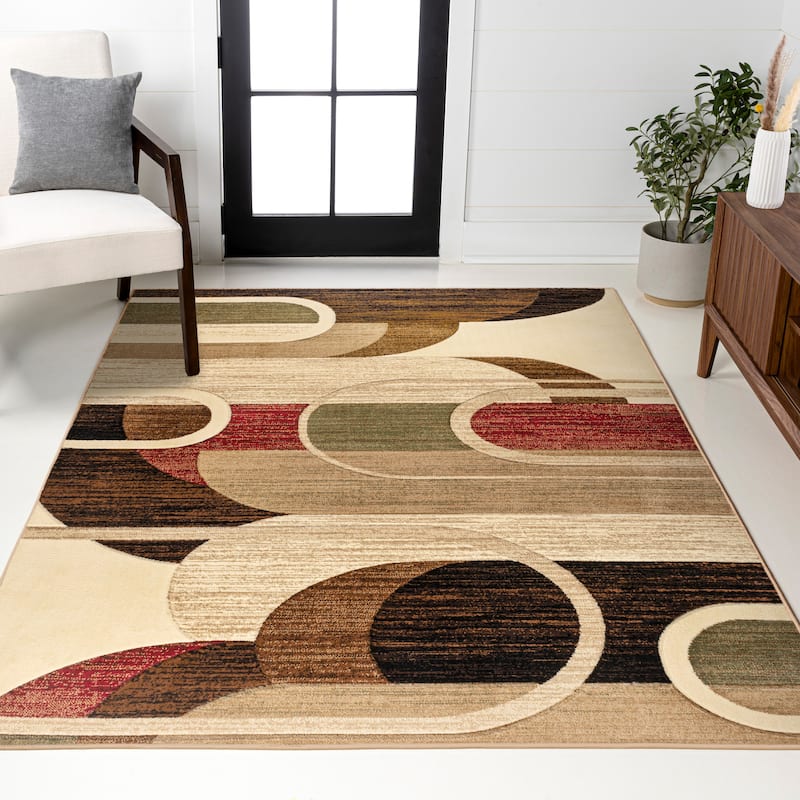 JONATHAN Y Retro Abstract Arches Area Rug - 4 X 6