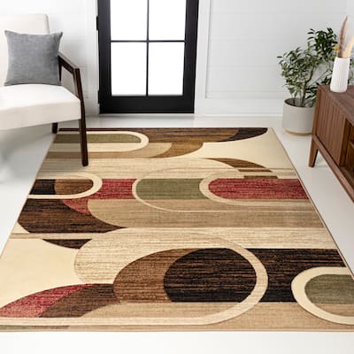 JONATHAN Y Retro Abstract Arches Area Rug
