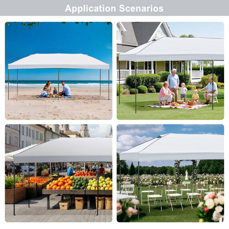 10x20 Pop Up Canopy with Sidewalls