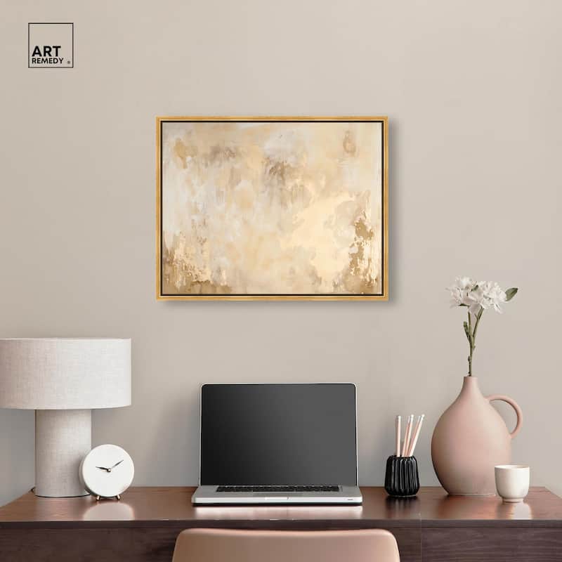 Sun Brust Gilding III Canvas by Art Remedy