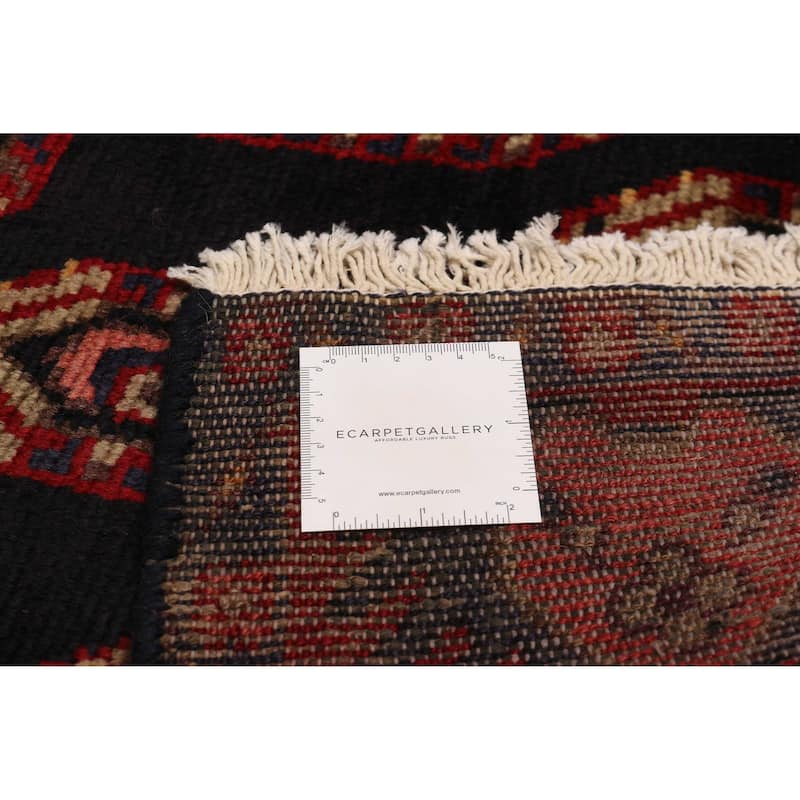 ECARPETGALLERY Hand-knotted Andelz Navy Wool Rug - 3'10 x 5'2