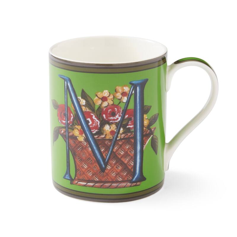 Kit Kemp for Spode for Spode Alphabet 12 Ounce Mug - M