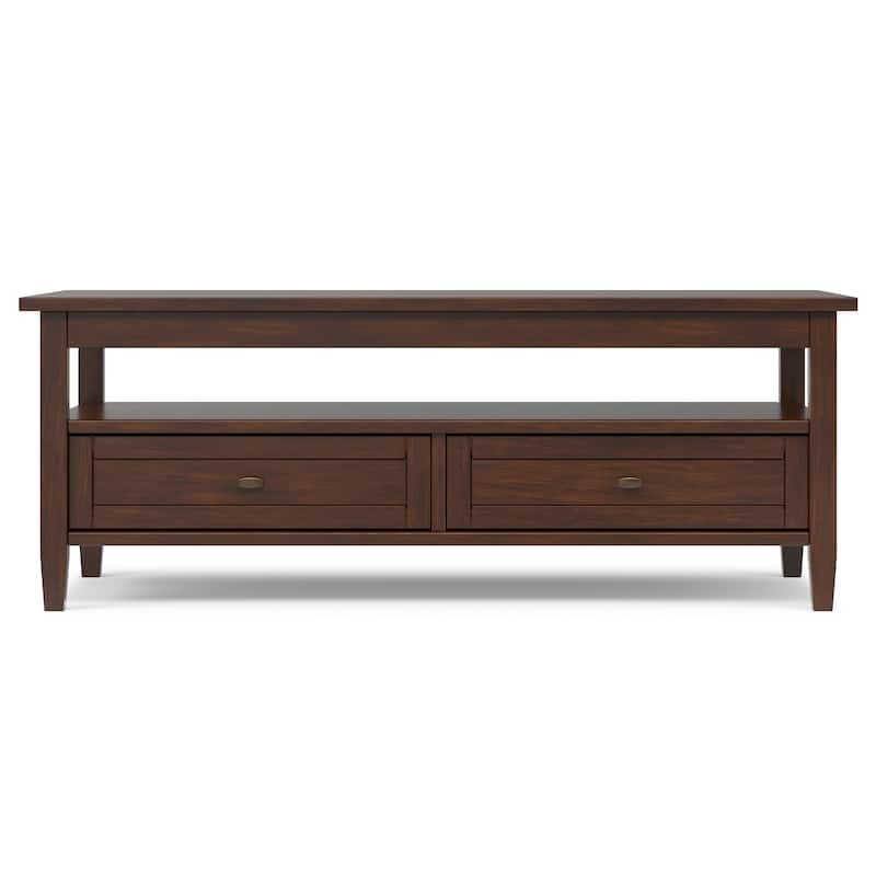 WYNDENHALL Norfolk Wood Transitional Coffee Table - 48 Inches wide