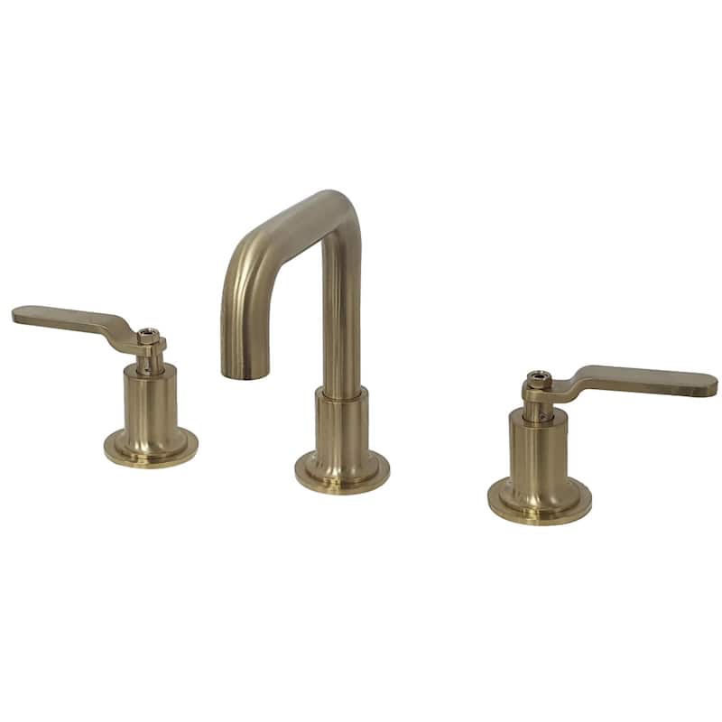 Kingston Brass Knight Single-Handle 1-Hole Deck Mount Bathroom Faucet with Push Pop-Up - Brushed Brass