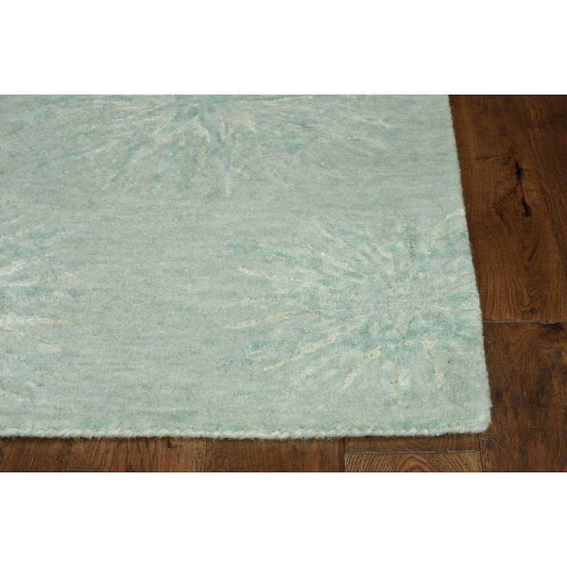 Domani Craft Abstract Star Wool Hand-Tufted Area Rug