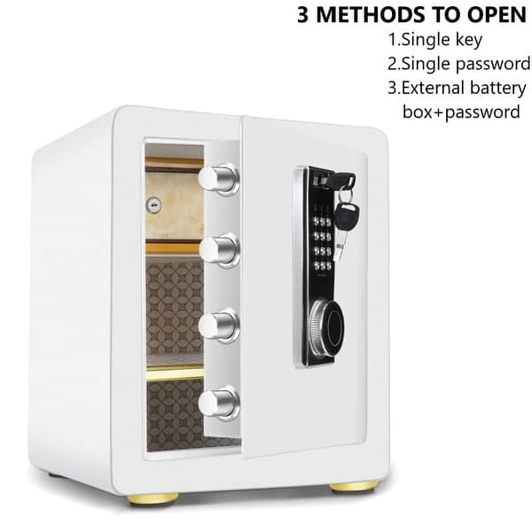Steel Safe Box with Digital Keypad and Inner Box Bed Bath