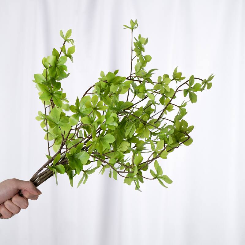 Light Green Artificial Enkianthus Perulatus Branch(1 Stem)