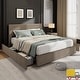 preview thumbnail 26 of 29, Platform Bed with Channel Tufted Corduroy Headboard and 4 Storage Drawers