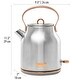 preview thumbnail 22 of 55, Haden Heritage 1.7 Liter Stainless Steel Electric Tea Kettle