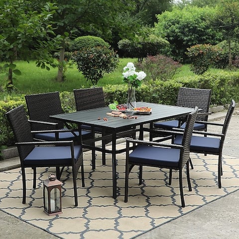 Buy Umbrella Hole Outdoor Dining Sets Online At Overstock Our Best Patio Furniture Deals
