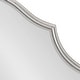 preview thumbnail 28 of 70, Kate and Laurel Leanna Scalloped Oval Wall Mirror