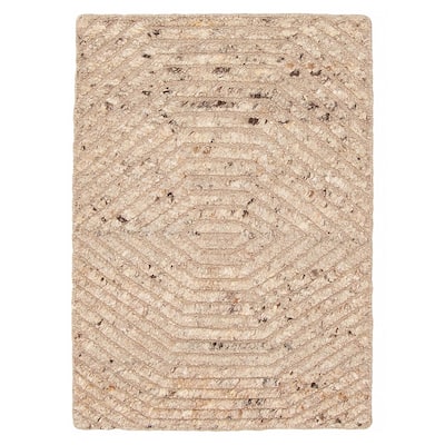 ECARPETGALLERY Hand-knotted Tangier Tan Wool Rug - 2'1 x 2'11