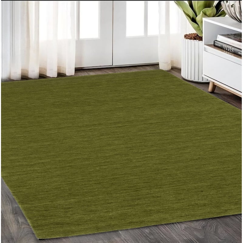 HomeRoots Solid Color Casual Rectangle Area Rug - 95.67 in. x 59.84 in.  x 0.59 in.