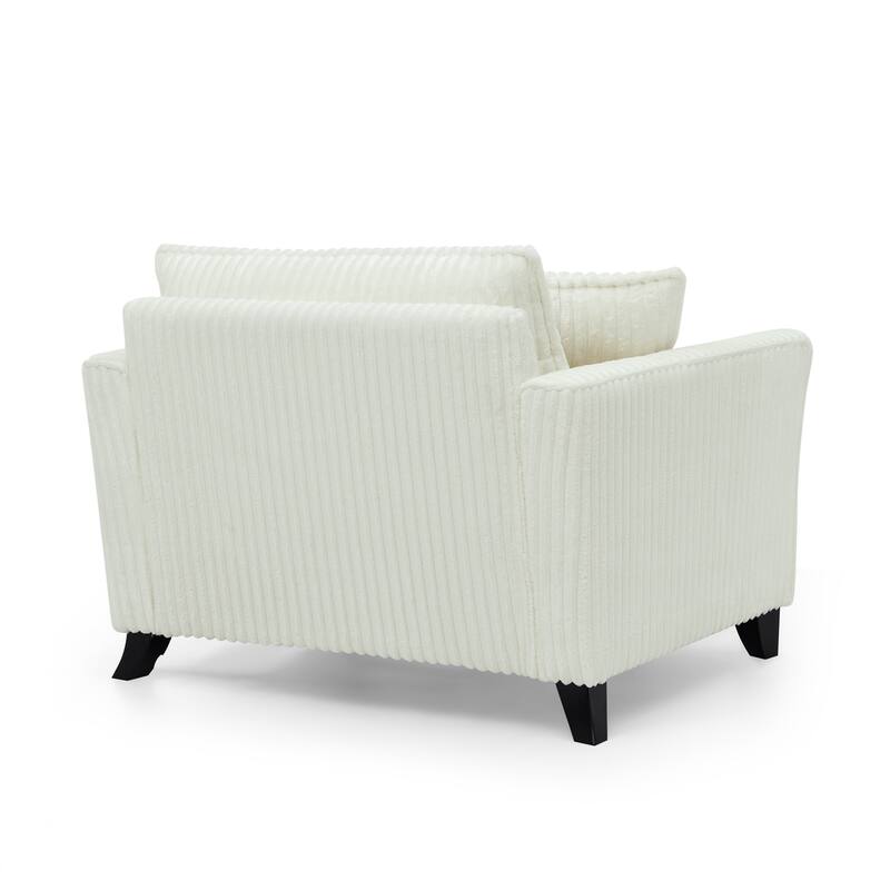 Lazy Sofa Chair, Comfortable Single-person Sofa Chair, with a Backrest and Soft seat Cushion, Having Armrests on Both Sides