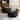Moon Crescent Chenille Boucle Upholstered Ottoman Set of 2