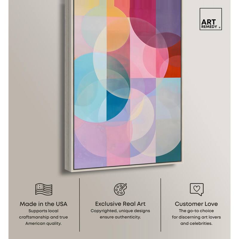 Oneiric Circles I Canvas by Art Remedy
