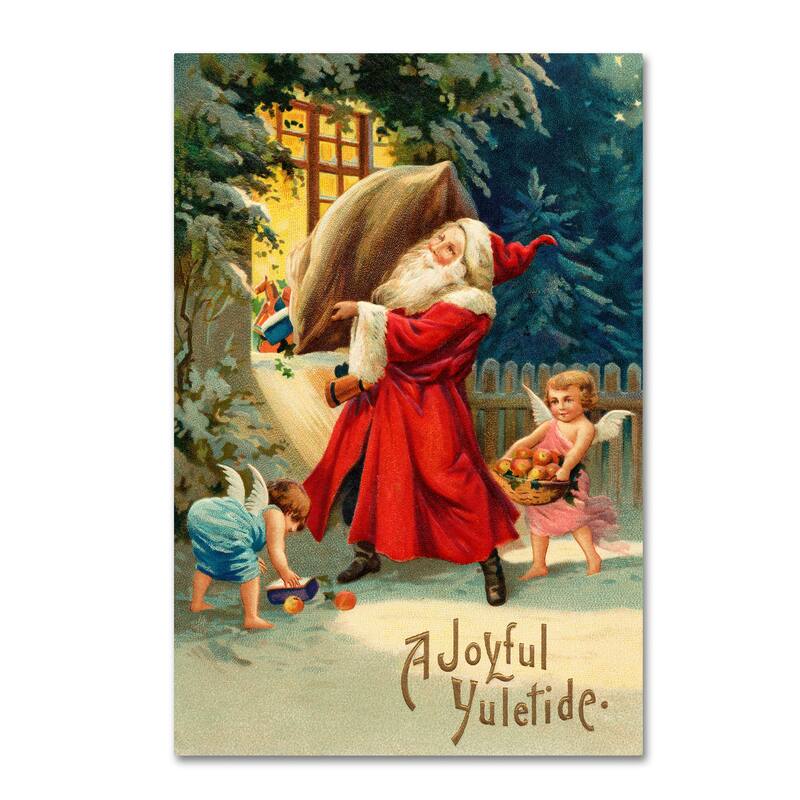 Vintage Apple Collection 'Vintage Xmas 5' Canvas Art