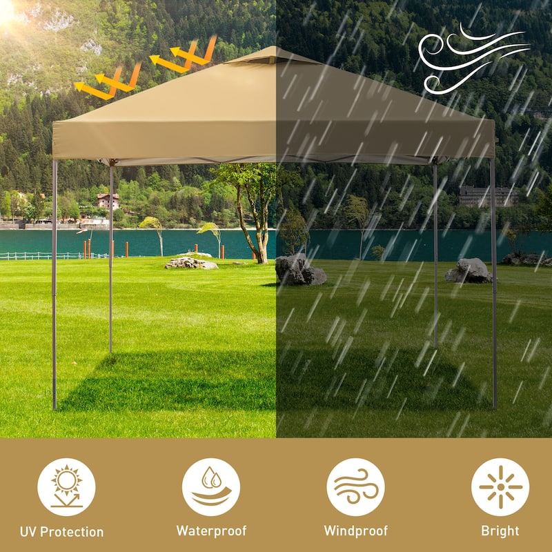 Ainfox 10 x 10 ft Pop-Up Party Canopy Tent Gazebo