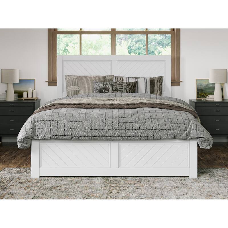 AFI, Canyon Platform Bed with Matching Footboard & Trundle