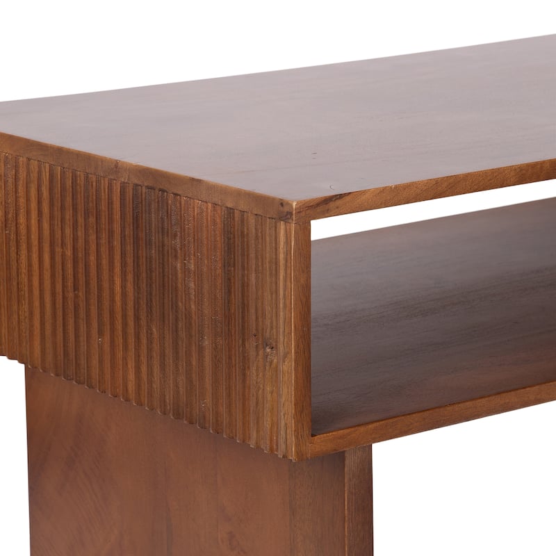 Kate and Laurel Torroba Ribbed Coffee Table