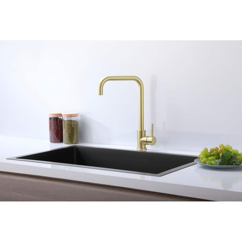 Indigo Home Single Handle Pull Down Sprayer Kitchen Faucet