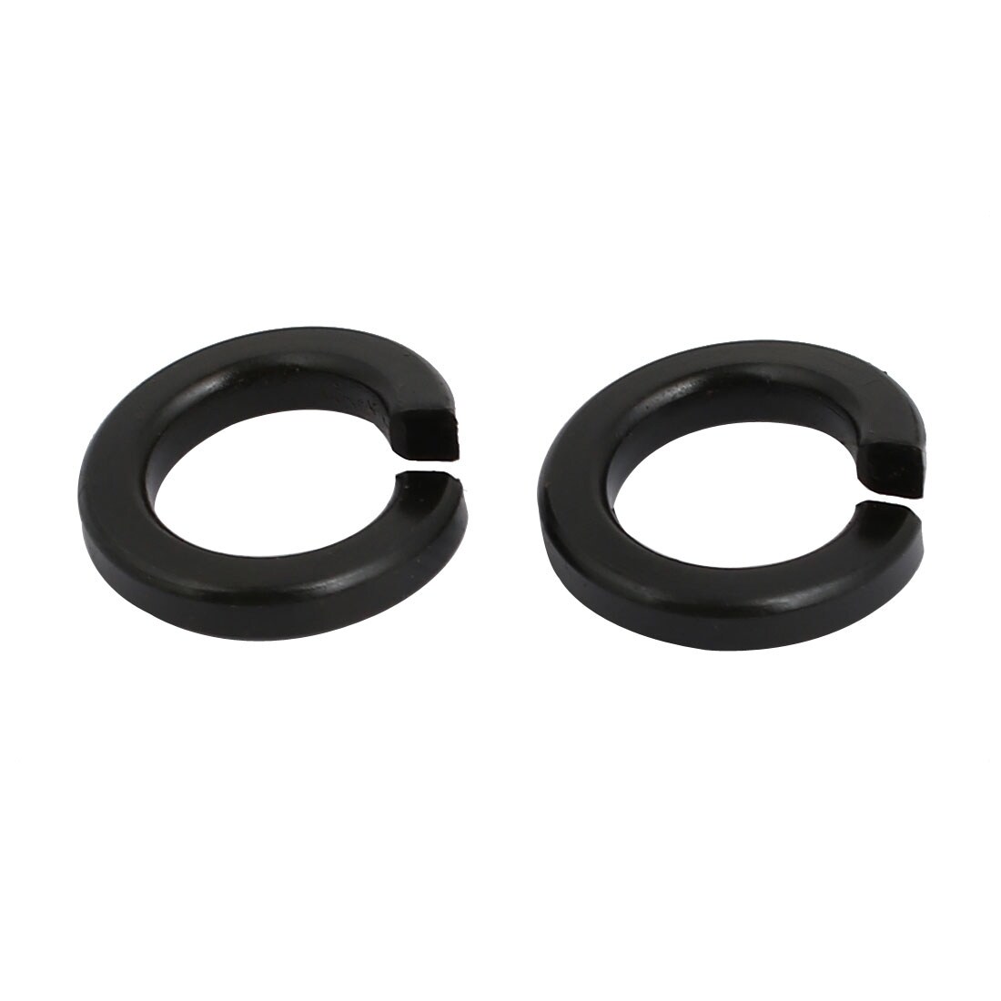 8mm Inner Dia 8 Grade Carbon Steel Split Lock Spring Washer Gasket Black 100pcs 