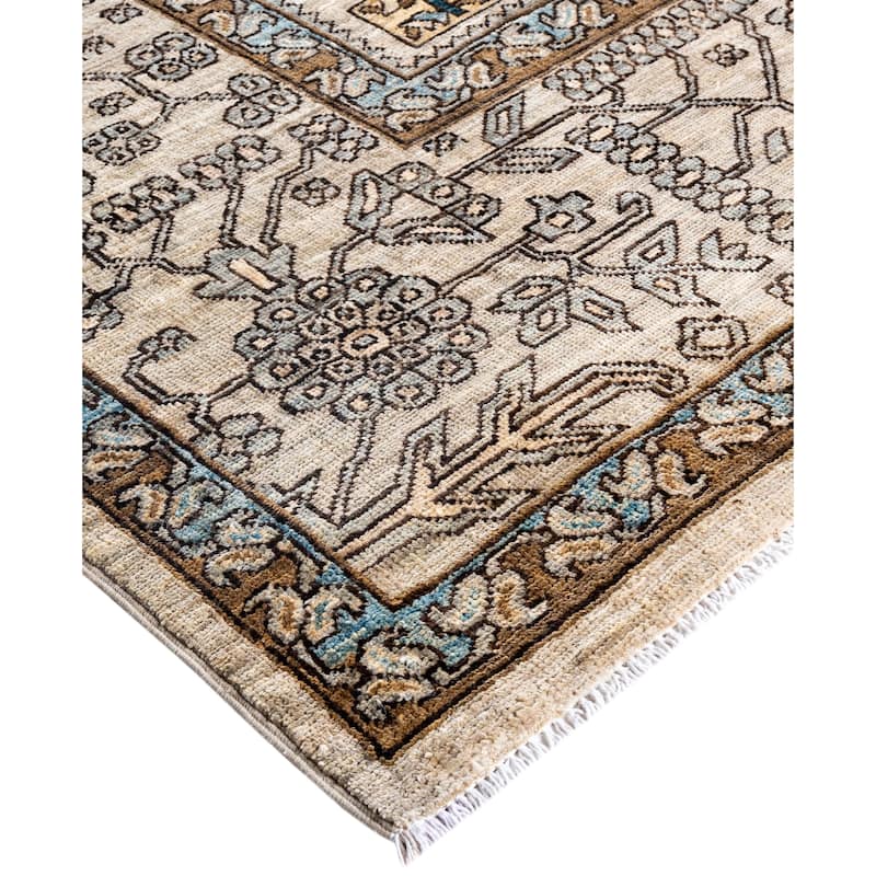 Serapi One-of-a-Kind Hand-Knotted Area Rug - Beige - 9' 0" x 12' 0"