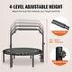 preview thumbnail 27 of 40, Foldable Mini Trampoline, Fitness Rebounder, Stable & Quiet Trampoline for Adults Indoor/Garden Workout