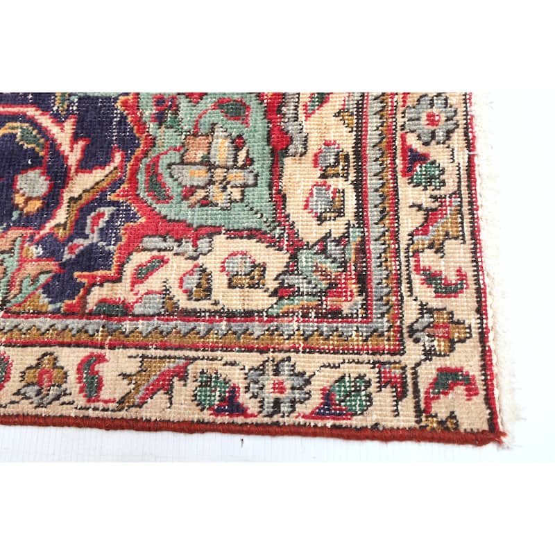 ECARPETGALLERY Hand-knotted Antalya Vintage Red Wool Rug - 6'5 x 9'2