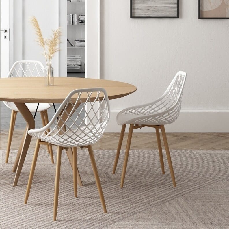 Jamesdar Kurv Mid-Century Dining Chair (Set of 2)